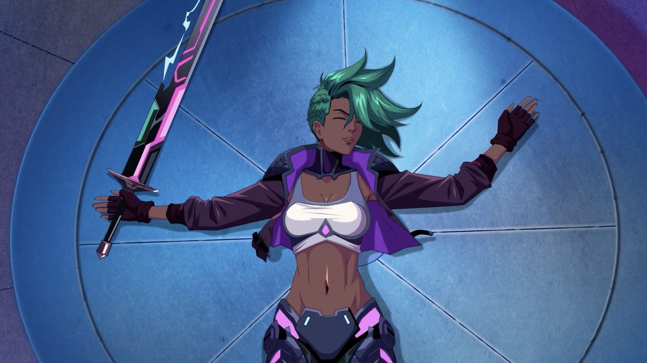 Anime female warrior – Magic Motion Studio