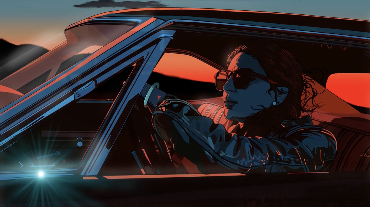 Anime driving scene – Magic Motion Studio