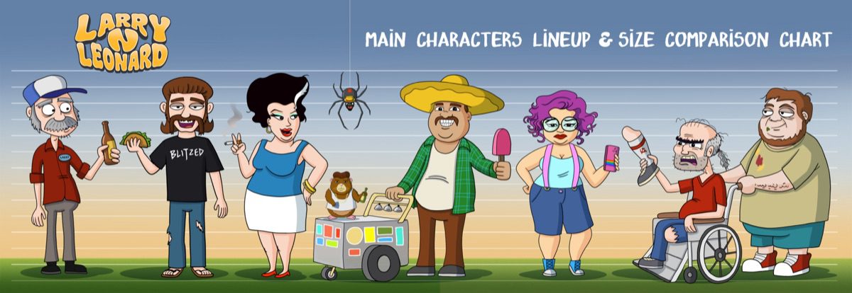 Character Size Lineup Chart