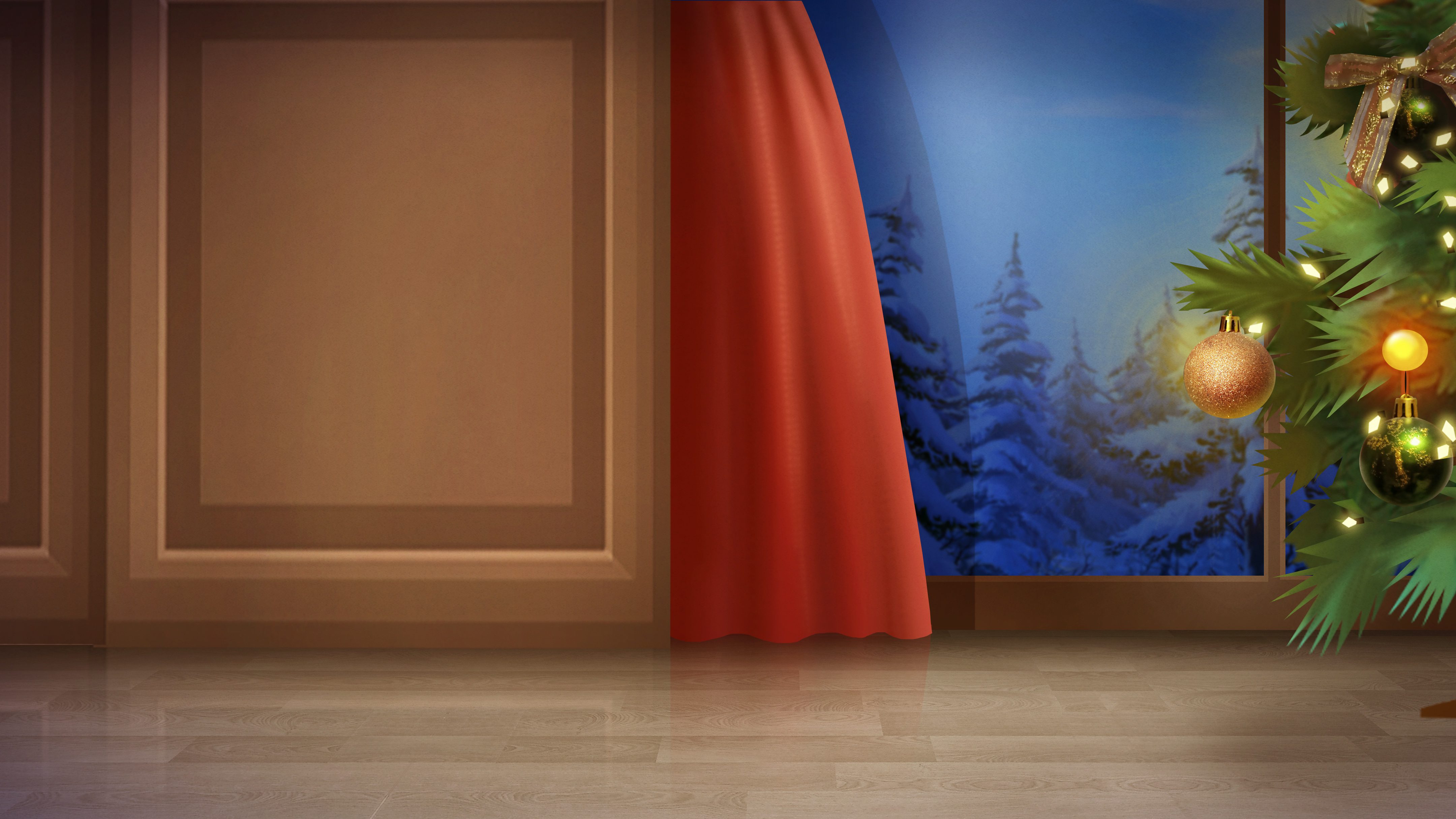Dolan Christmas Animation Gift Arrives Scene