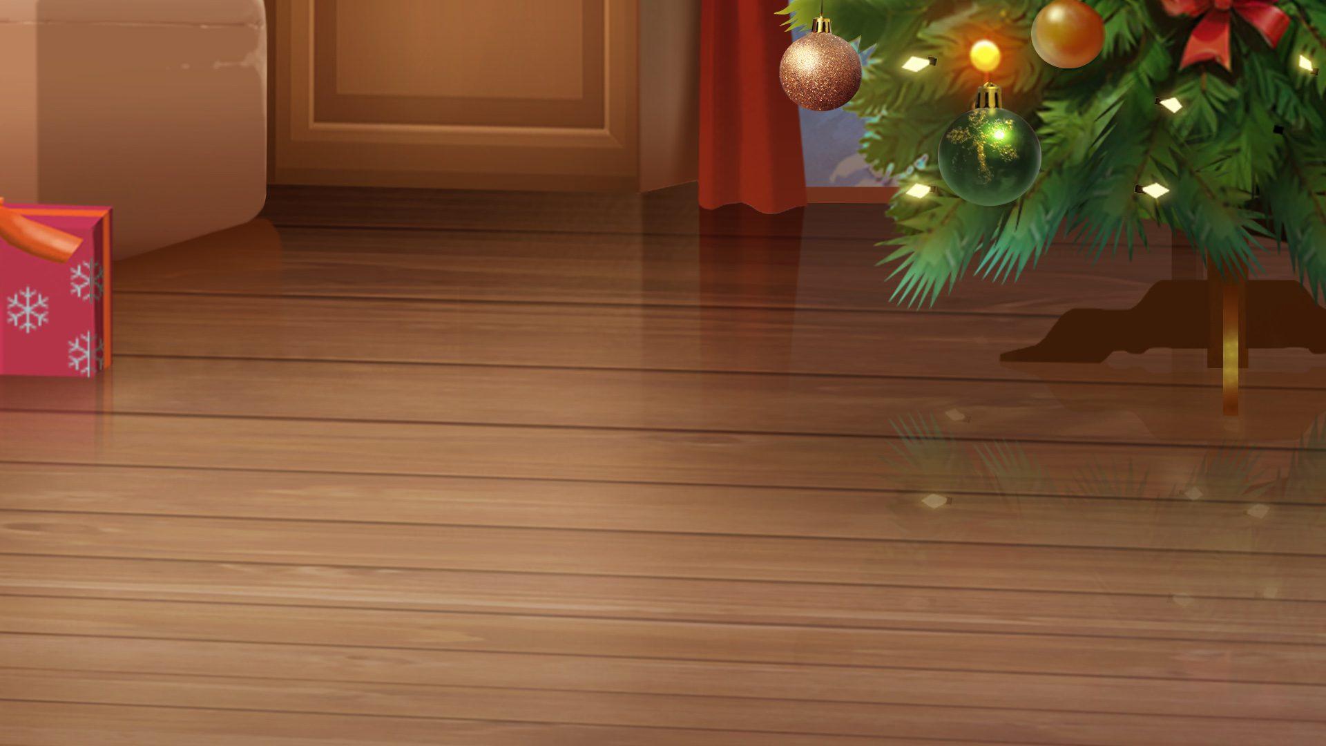 Dolan Christmas Animation Unwrapping Gift Scene