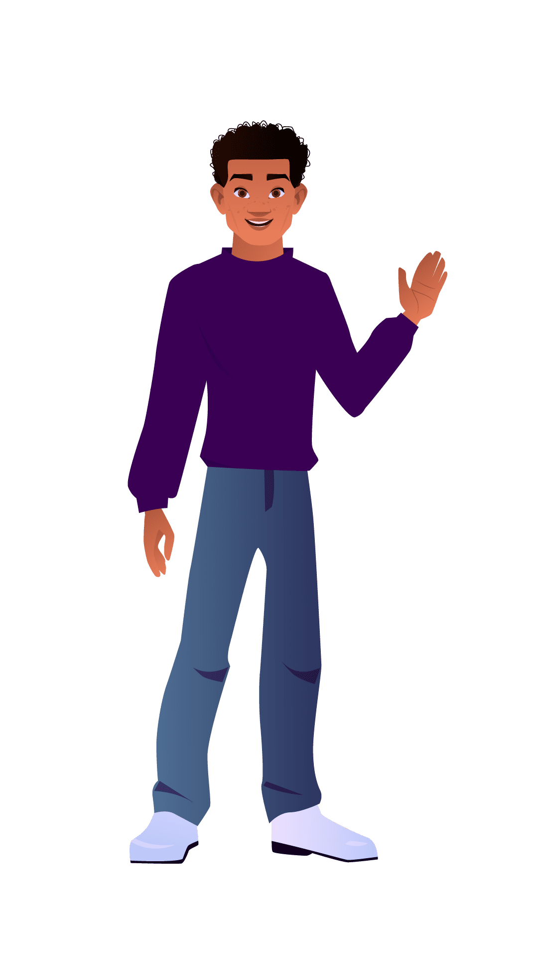 Enter Tech Educational Animation Character Design Male 01